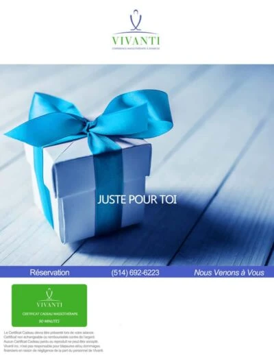 JUSTE POUR TOI 90 minutes