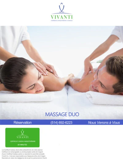 MASSAGE DUO 90 Minutes